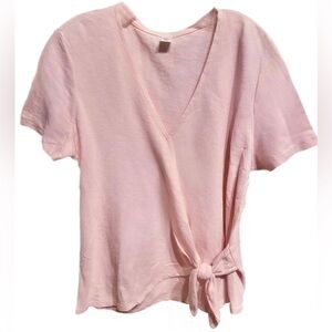 Women’s Light Pink Tie Top